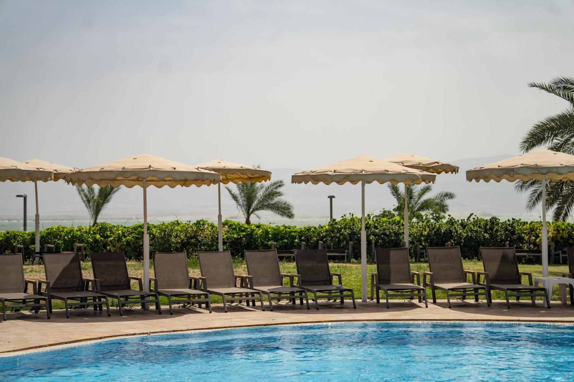 David Dead Sea Resort & Spa Ein Bokek Luaran gambar The pool at the Dead Sea